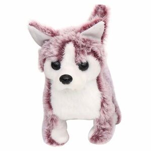 Plush Husky Toy Battery Operated